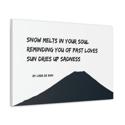 Sun Dries up Sadness - canvas - b & w - Image 15