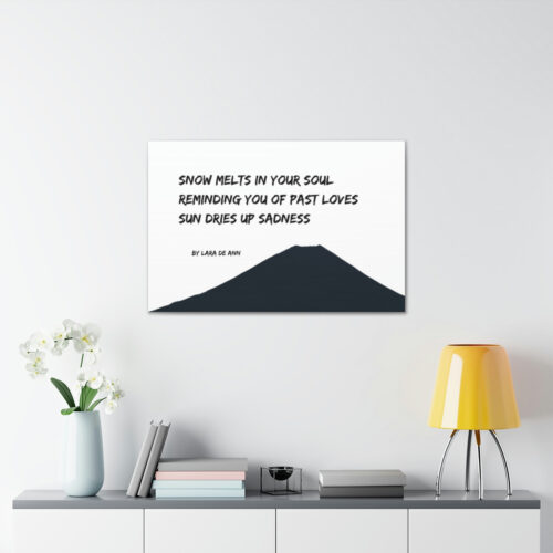 Sun Dries up Sadness - canvas - b & w - Image 16