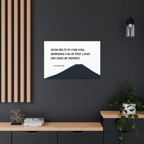 Sun Dries up Sadness - canvas - b & w - Image 17