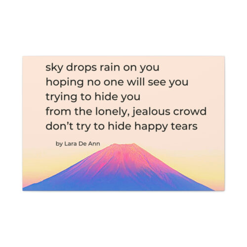 Happy Tears - canvas - natural - Image 19