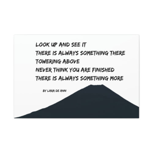 Look Up - tanka - canvas - b & w - Image 10