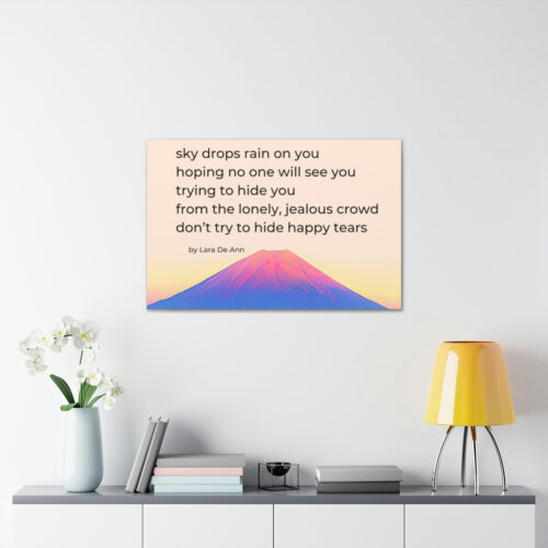 Happy Tears - canvas - natural - Image 22