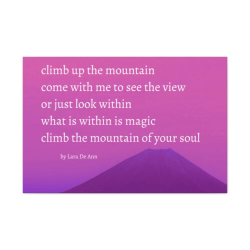 Climb Up - canvas - mauve - Image 10
