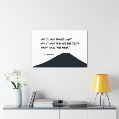 Only Love - canvas - b & w - Image 8
