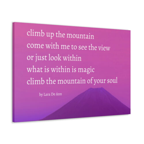 Climb Up - canvas - mauve - Image 11