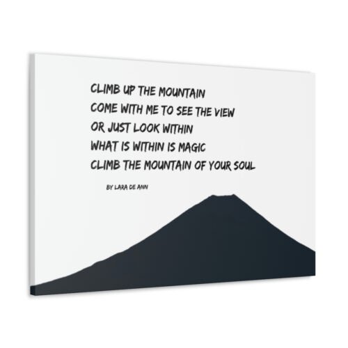 Climb Up - canvas - b & w - Image 11