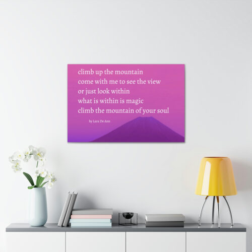 Climb Up - canvas - mauve - Image 12
