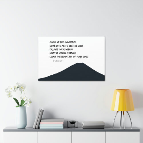 Climb Up - canvas - b & w - Image 12