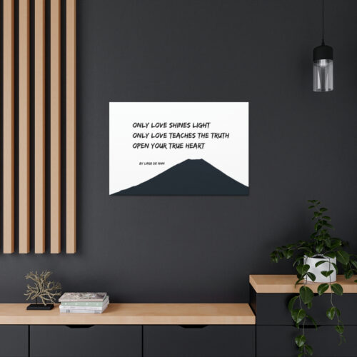Only Love - canvas - b & w - Image 9