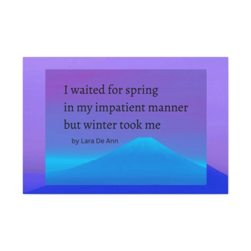 Winter - canvas - overlay - black letters - Image 30