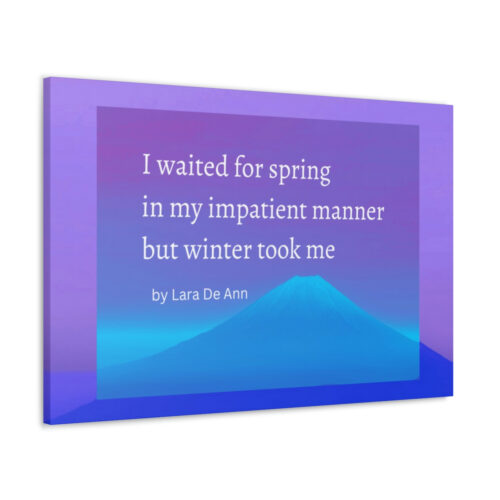 Winter - canvas - overlay - white letters - Image 33