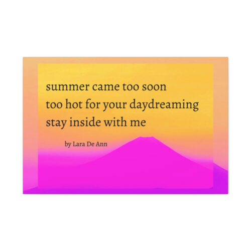 Summer - canvas - overlay - black letters - Image 30