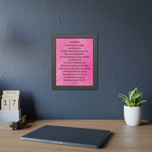 Loving You - framed - pink - Image 2