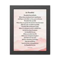 So Thankful - framed - mountain