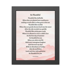 So Thankful - framed - mountain