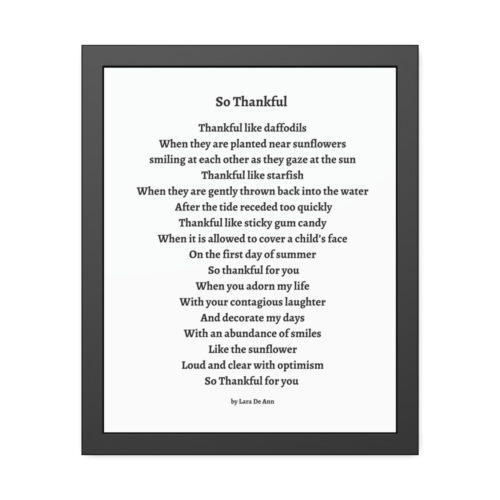 So Thankful - framed - white - Image 10