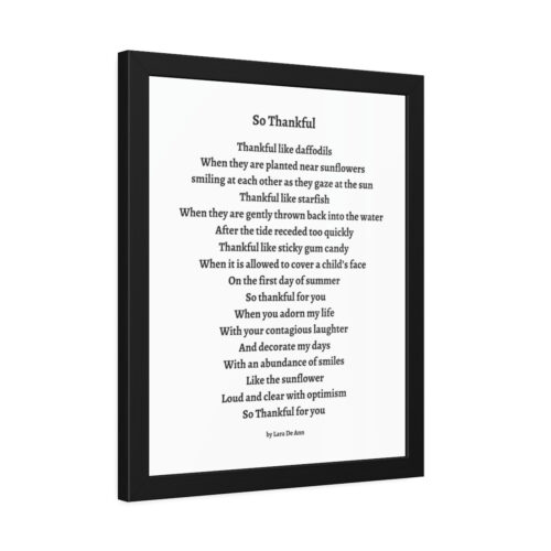 So Thankful - framed - white - Image 11