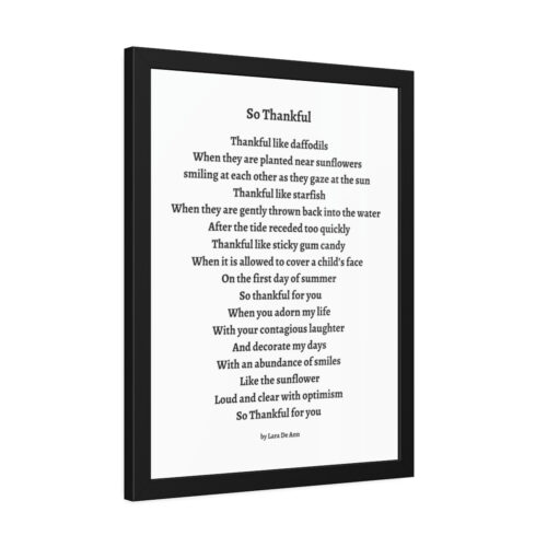 So Thankful - framed - white - Image 16