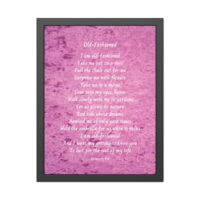Old Fashioned - framed - velvet
