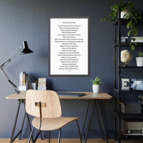 Dream Come True - framed - white - Image 21