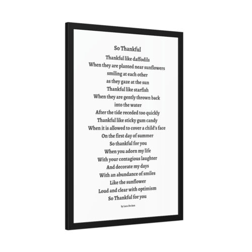 So Thankful - framed - white - Image 21