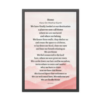 Home - framed - mountain