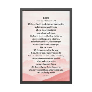 Home - framed - mountain