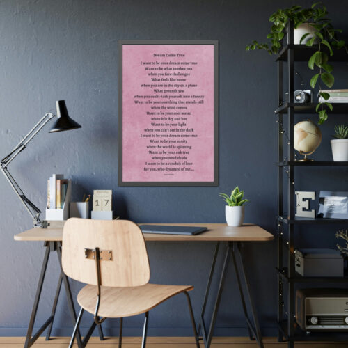 Dream Come True - framed - mauve - Image 14