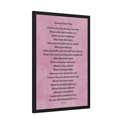 Dream Come True - framed - mauve - Image 13