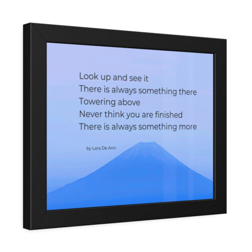 Look Up - tanka - framed - blue - Image 2