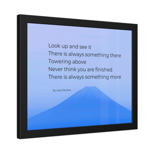 Look Up - tanka - framed - blue - Image 7