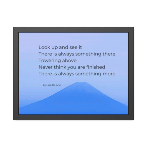 Look Up - tanka - framed - blue - Image 10